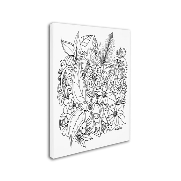 KCDoodleArt 'Enchanted Gardens 2' Canvas Art,18x24